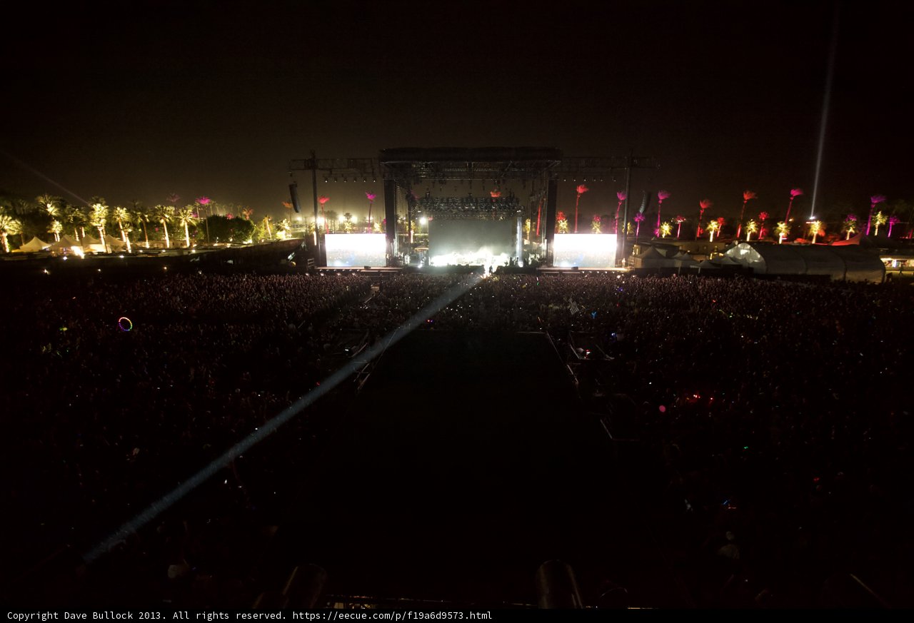Coachella Crowd Rocks the Night Sky
