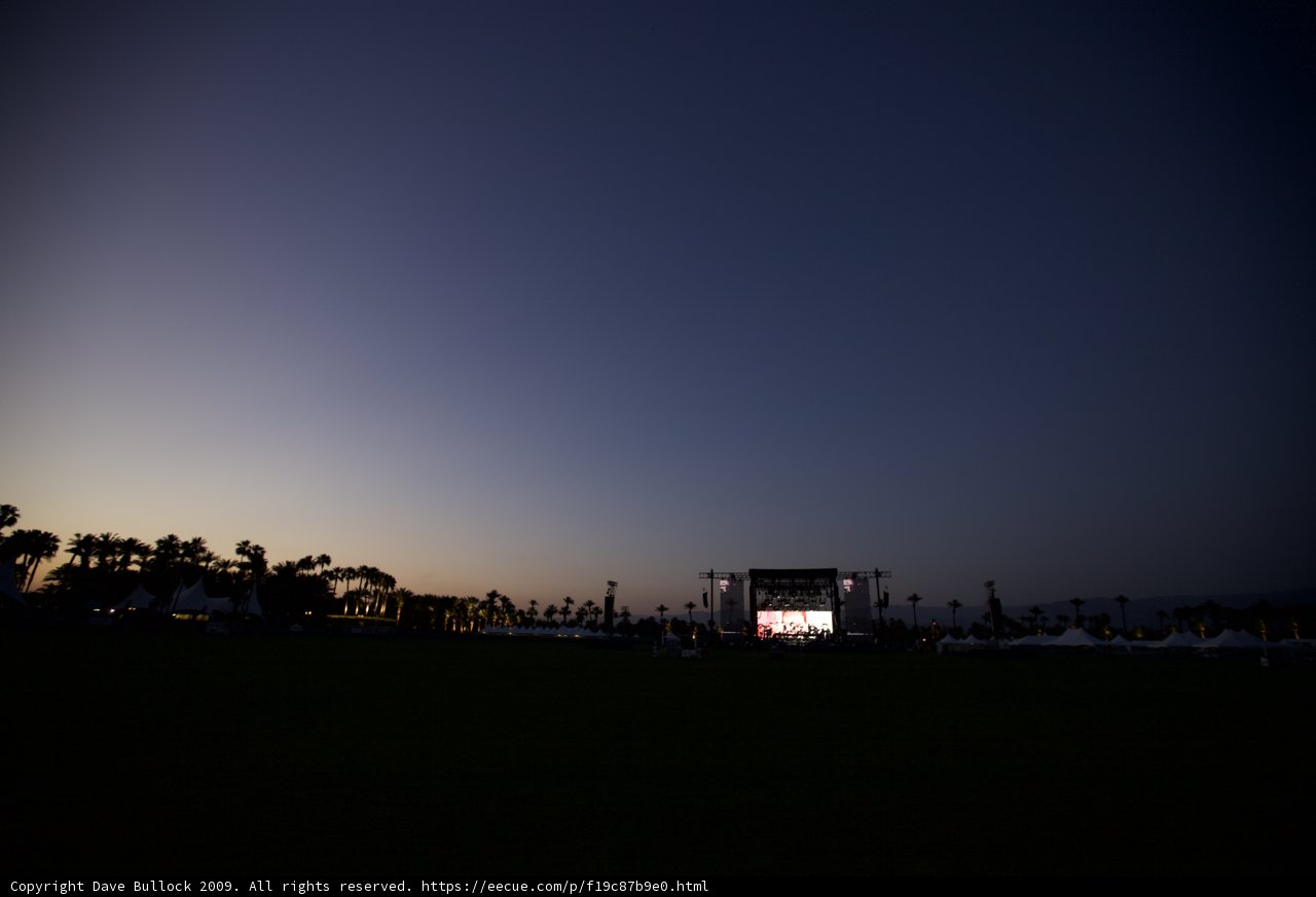 Stage in the Sunset