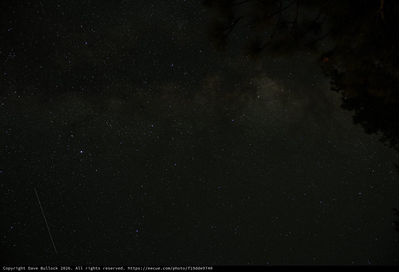 Milky Way Over Mount Lassen Volcanic National Park