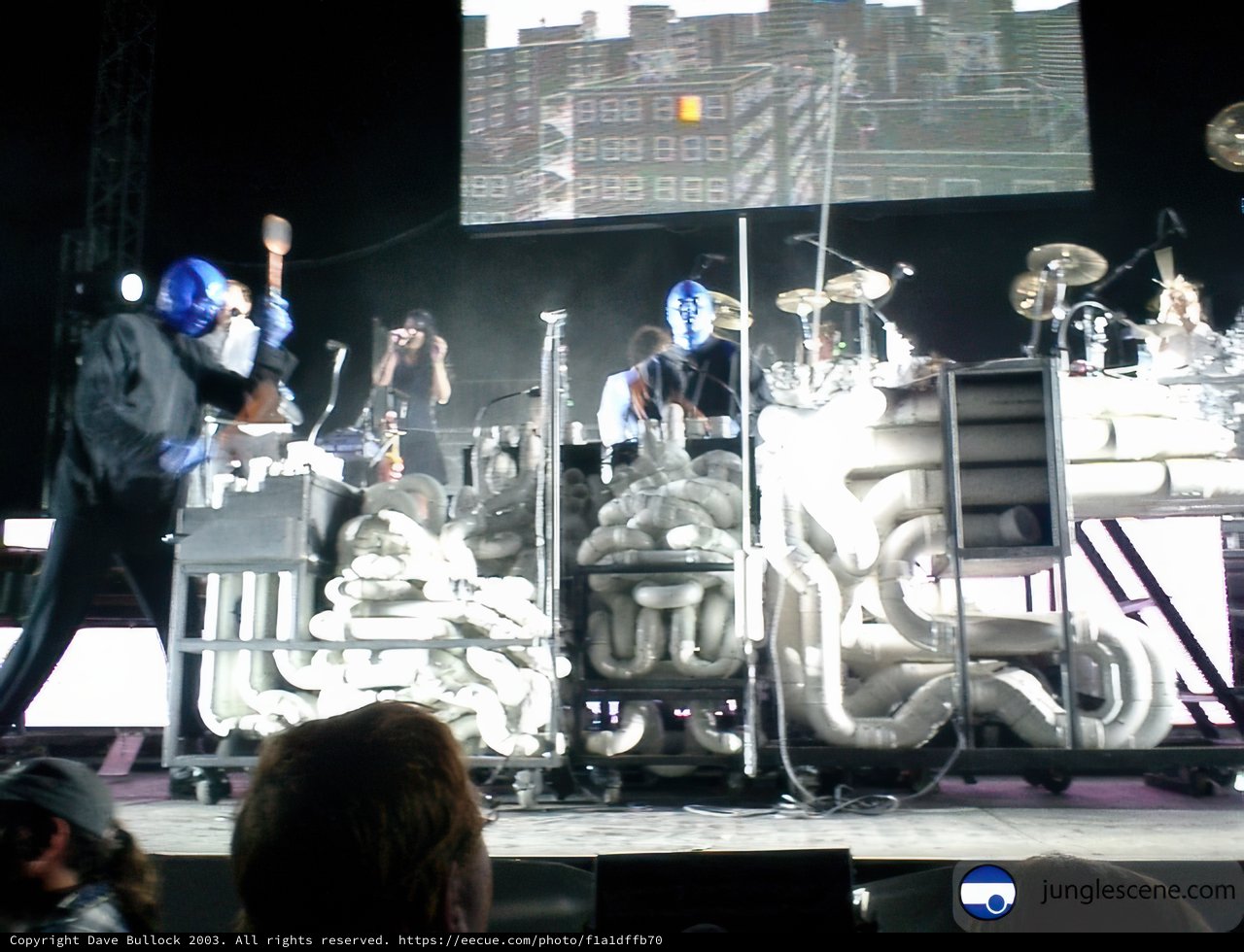 Blue Man Group Rocking the O2 Arena in London