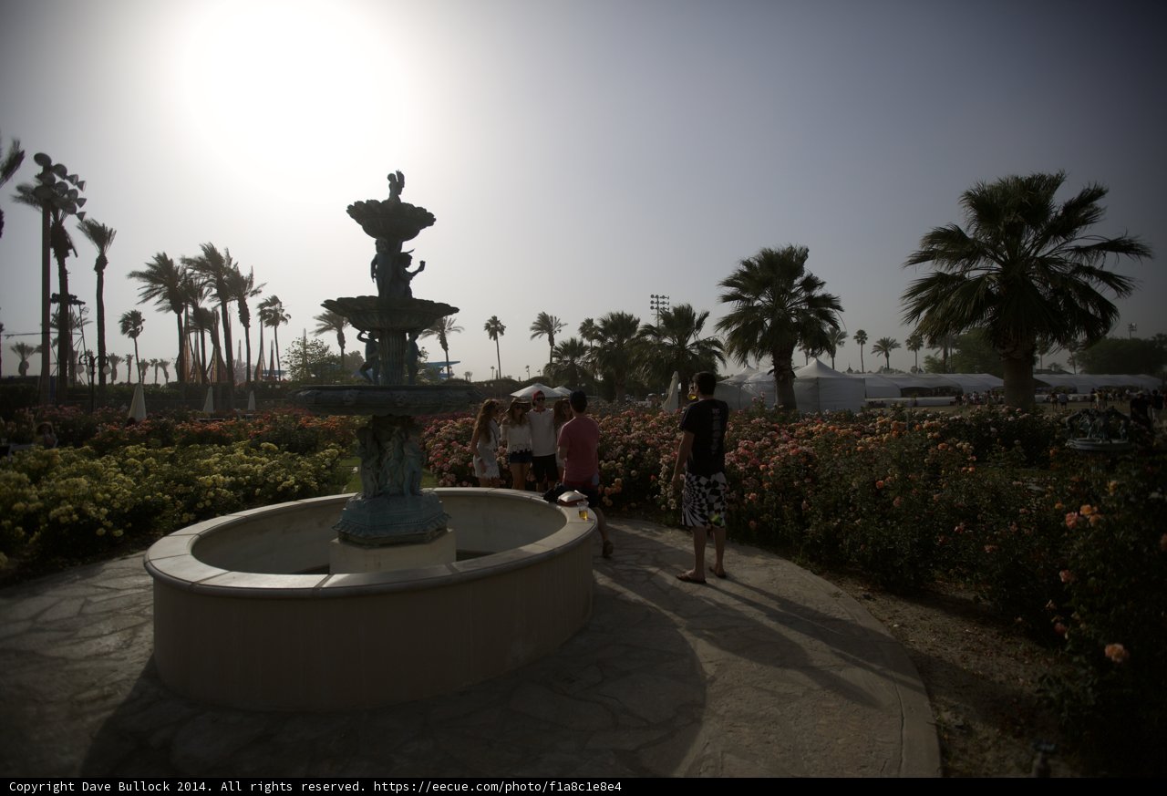 Gathering Around the Fountain