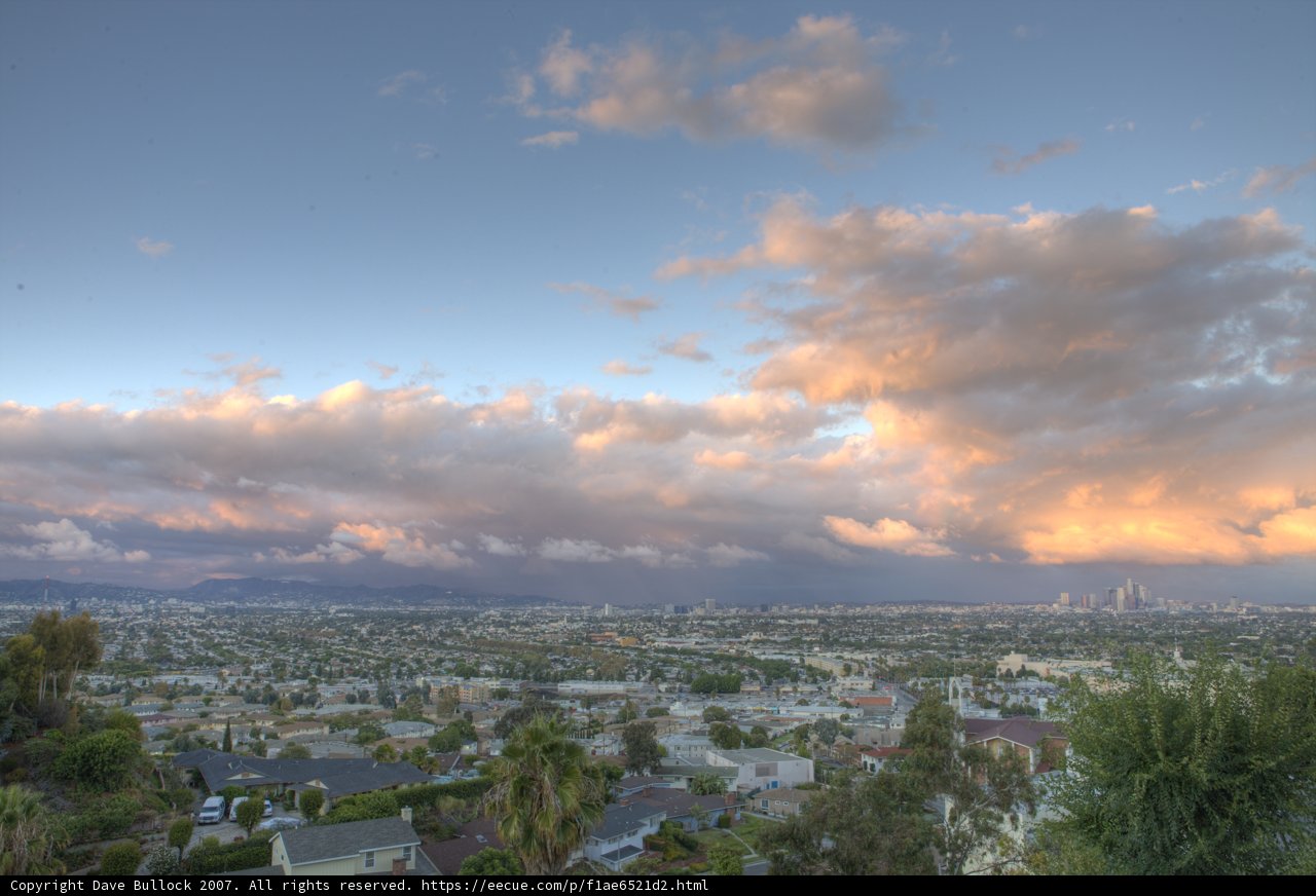 Downtown LA from Baldwin Hills Estates