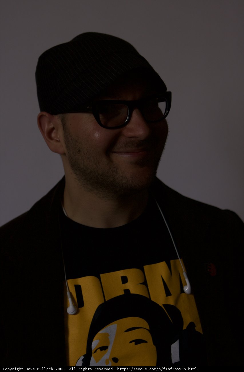 Stylish Man in Glasses and Hat