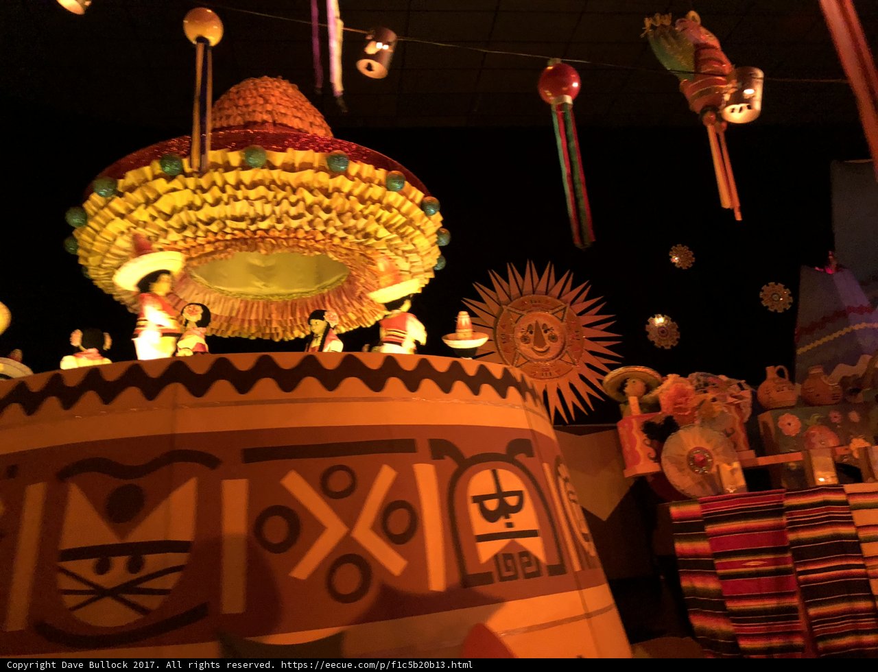 Festive Mexican Display at Disneyland Resort