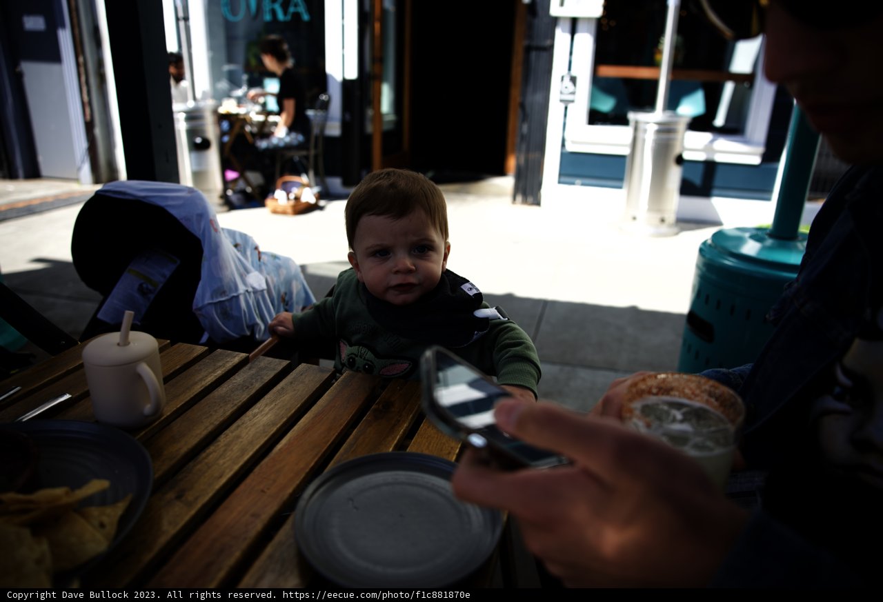 Wesley's First Cafe Adventure