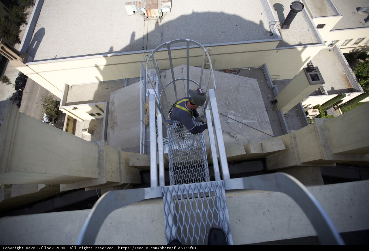 Up the Metal Ladder