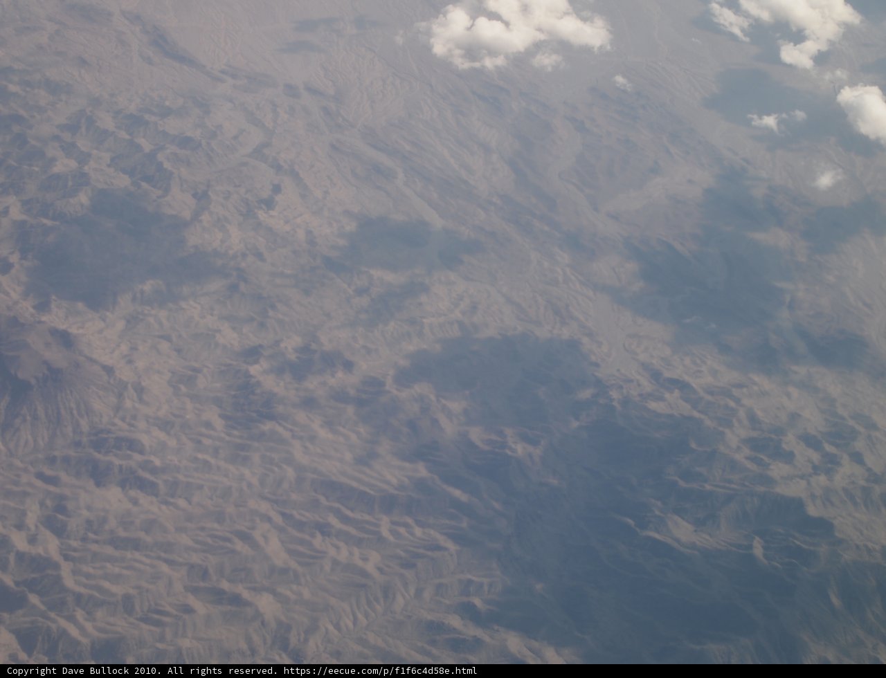 Sky meets Mountains in Outer Space