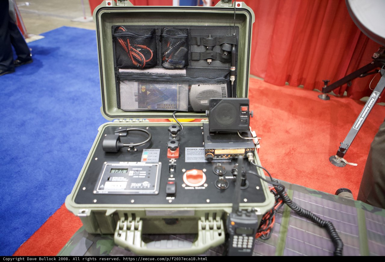 Military Case Packed with Electronics and Essential Items