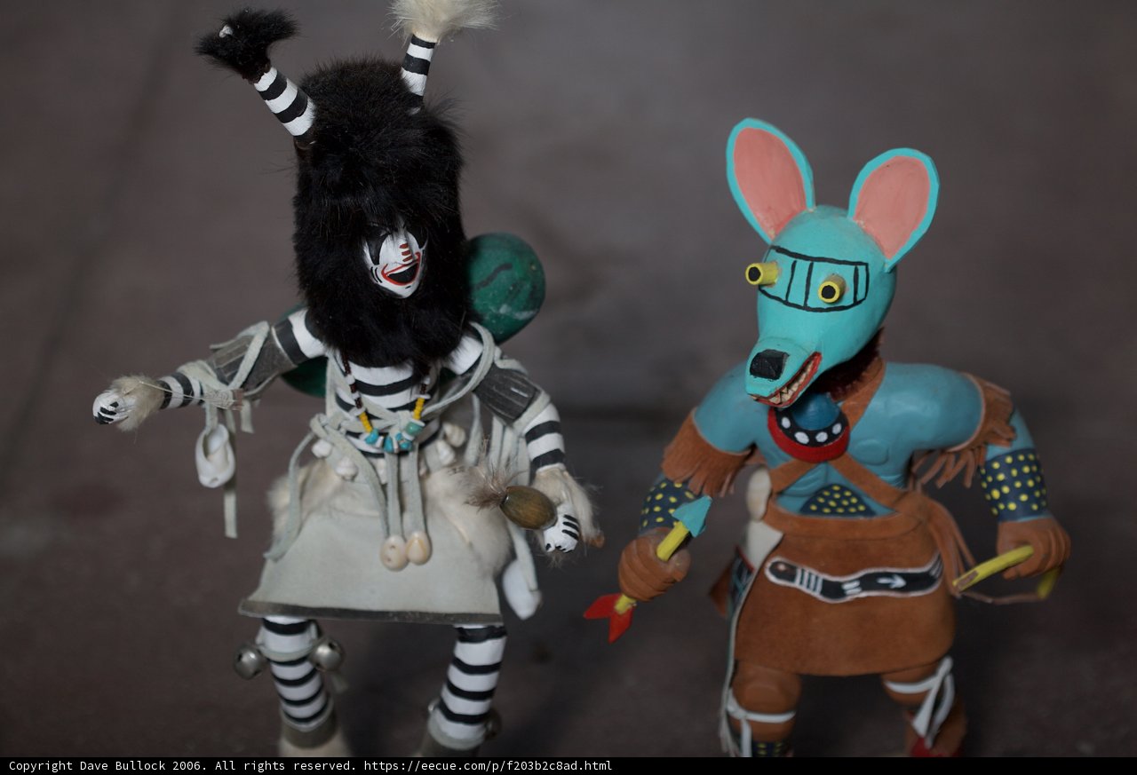 Kachina and Coyote Dolls