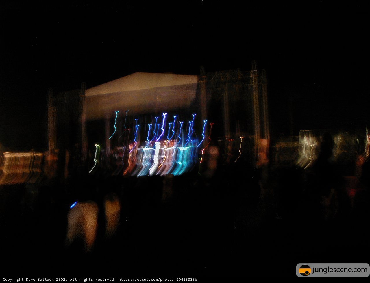 Blurred Lights of Coachella Night Stage