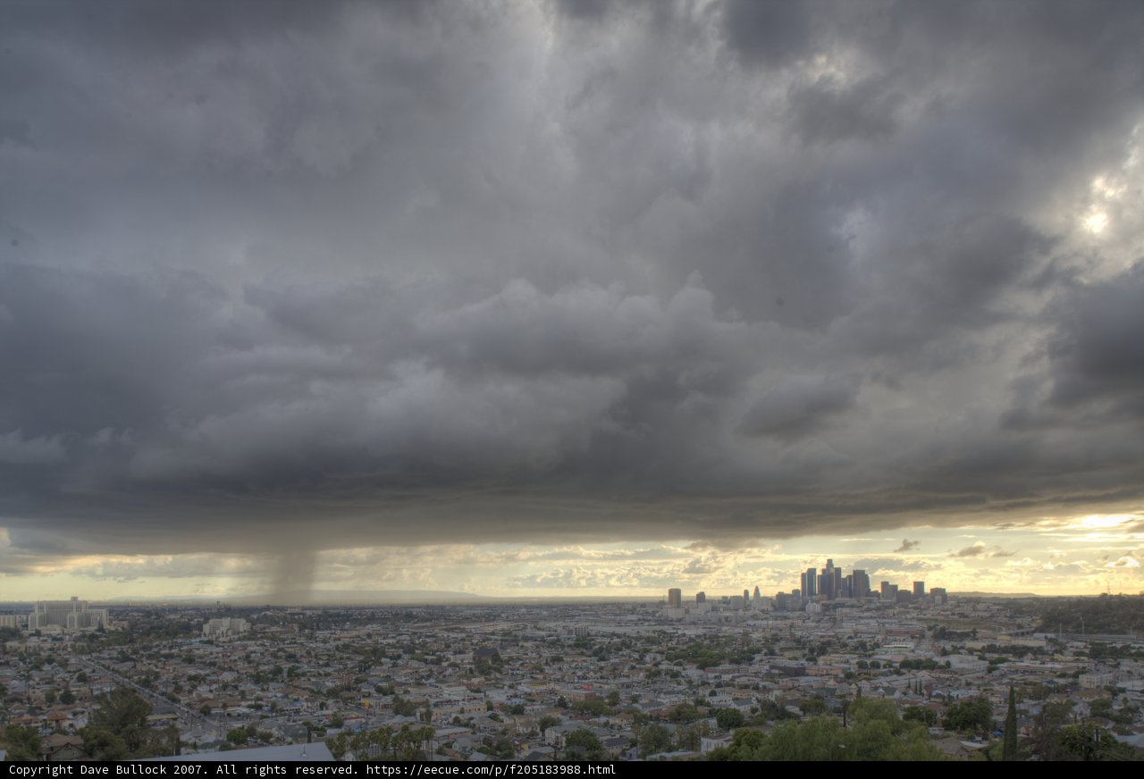 Towering Storm Cloud over the City