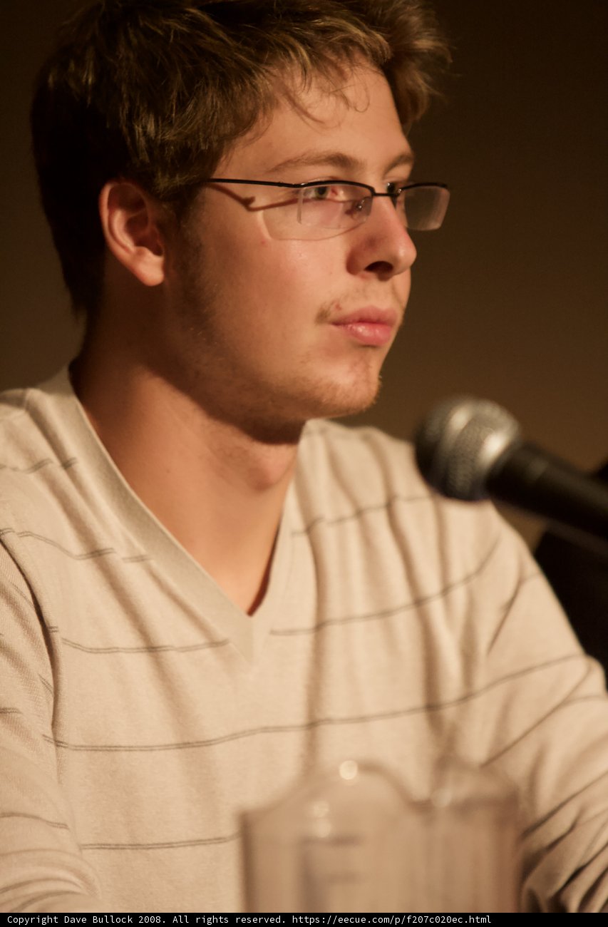 Striped Sweater and Spectacles