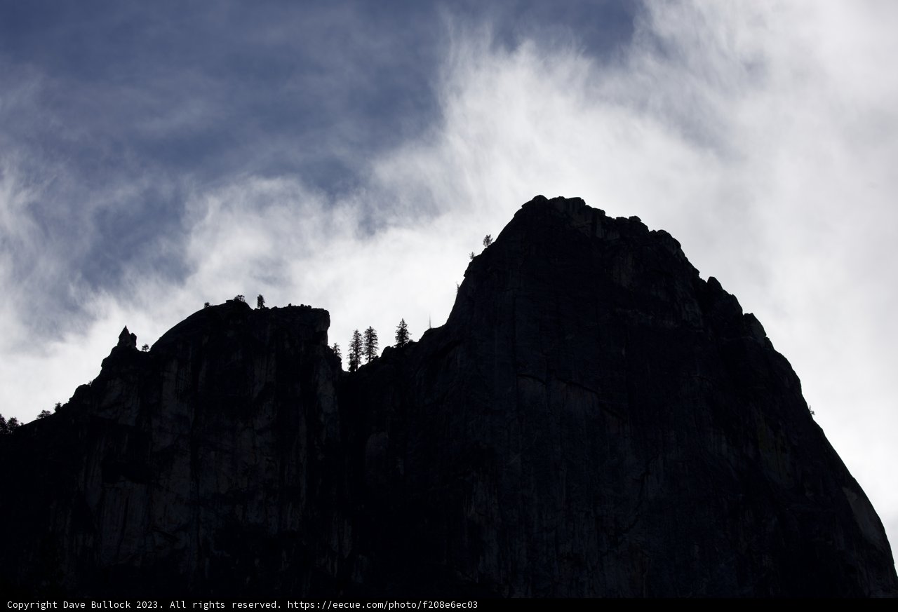 Majestic Mountain Silhouette: A Dance of Shadow and Sky