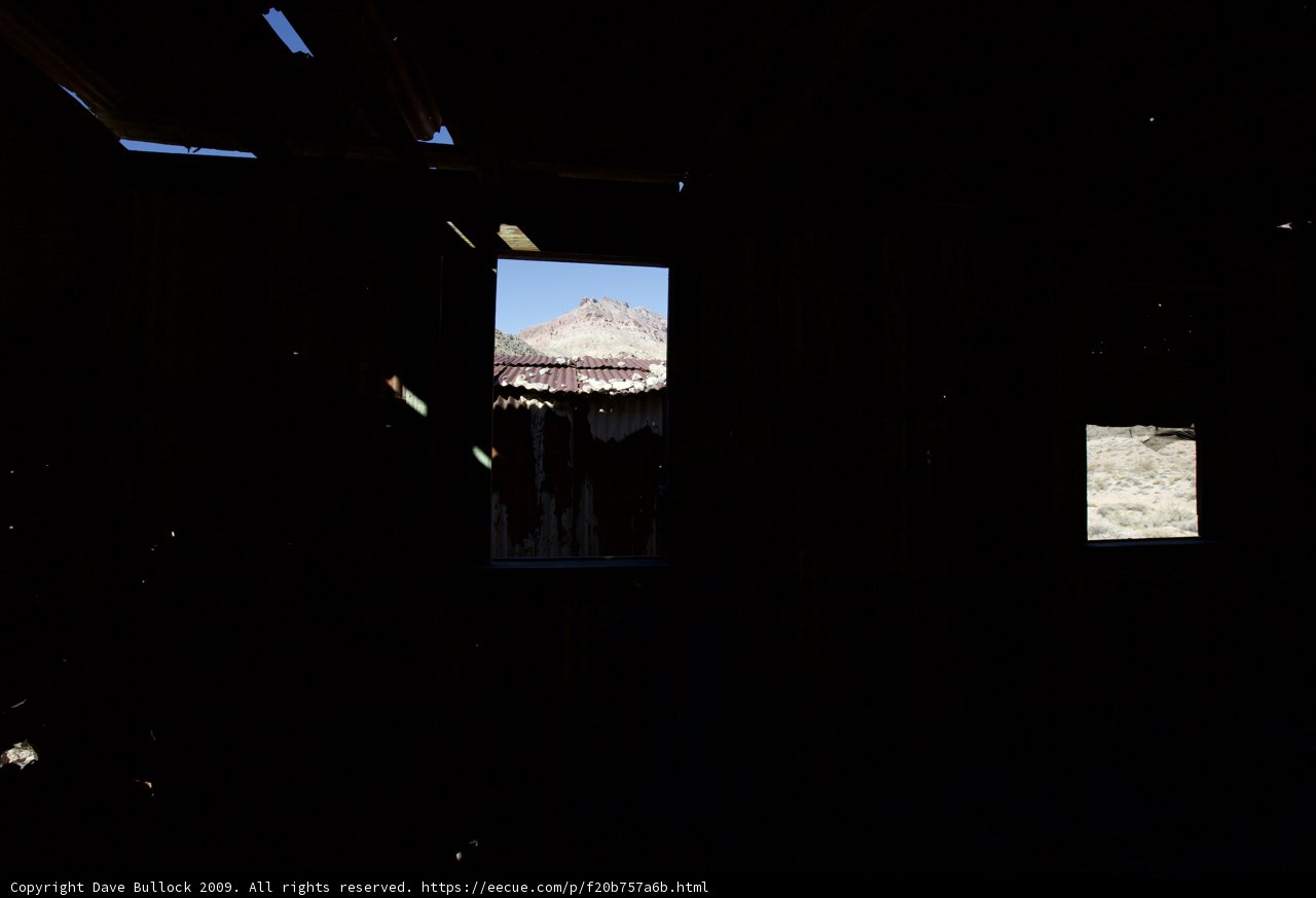 Mountain View from an Abandoned Building