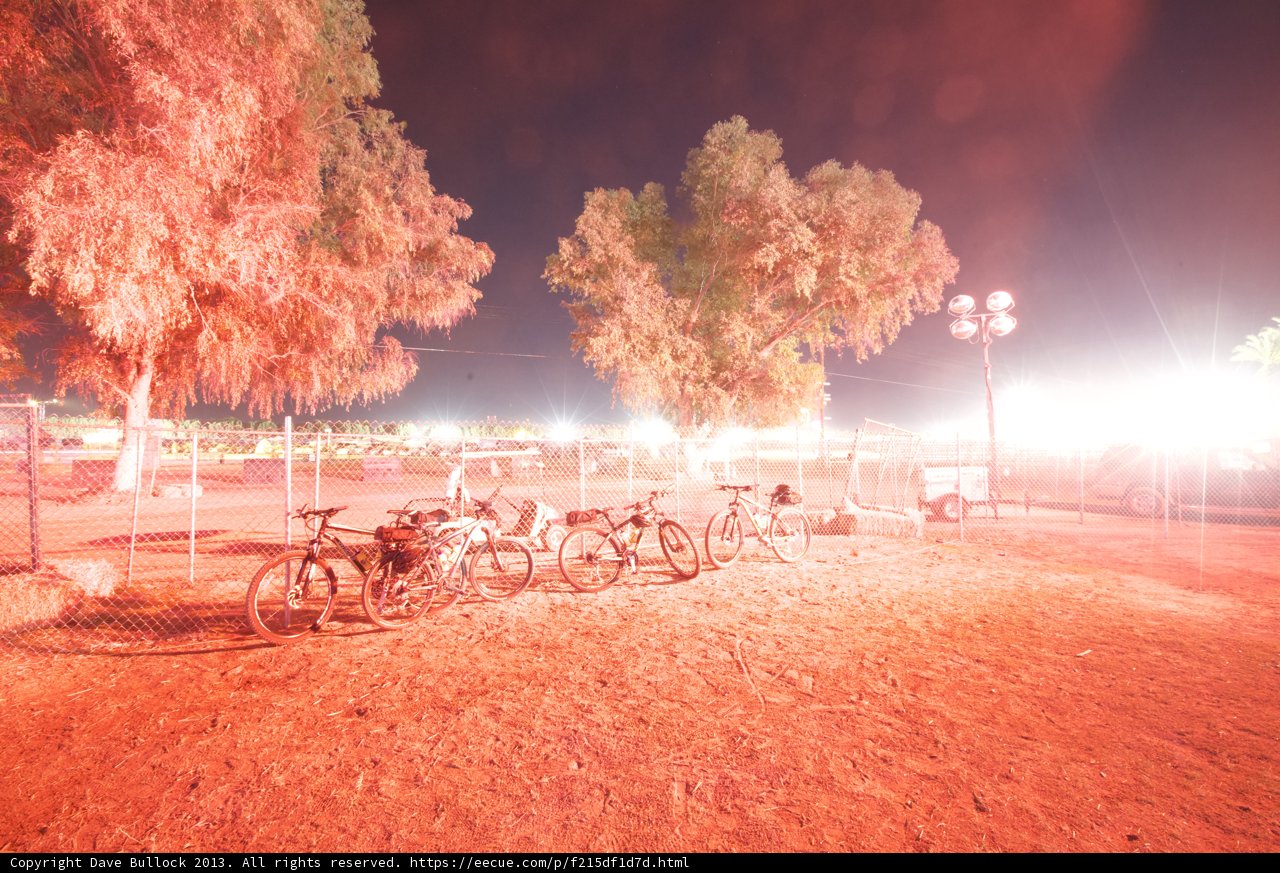 Nighttime Bicycle Gathering