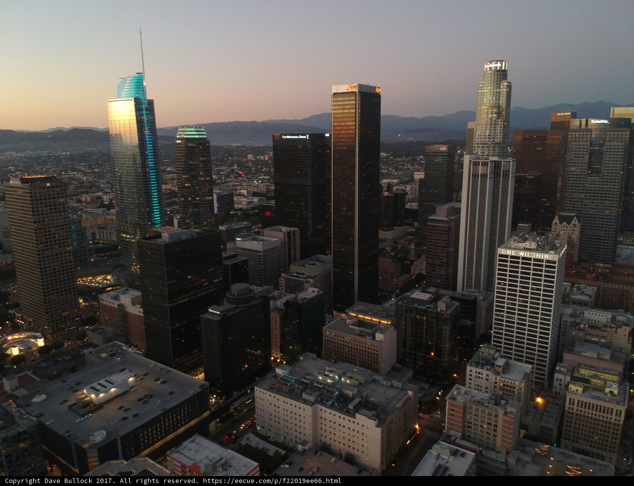 Dusk over the City of Angels