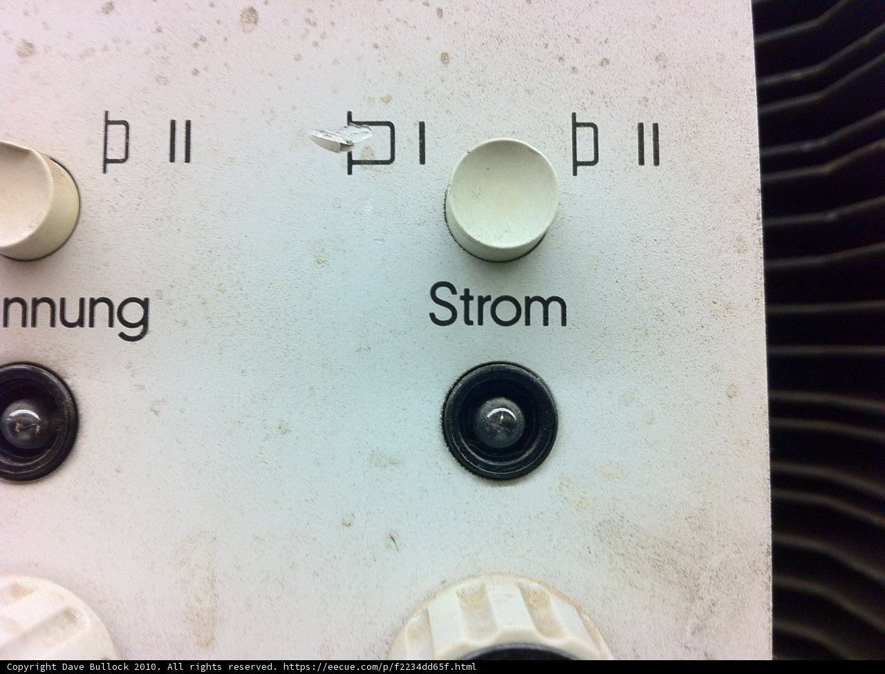 Control Panel Buttons