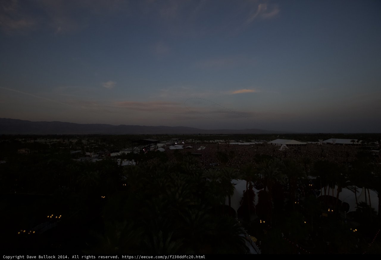 Dusk at Empire Polo Club