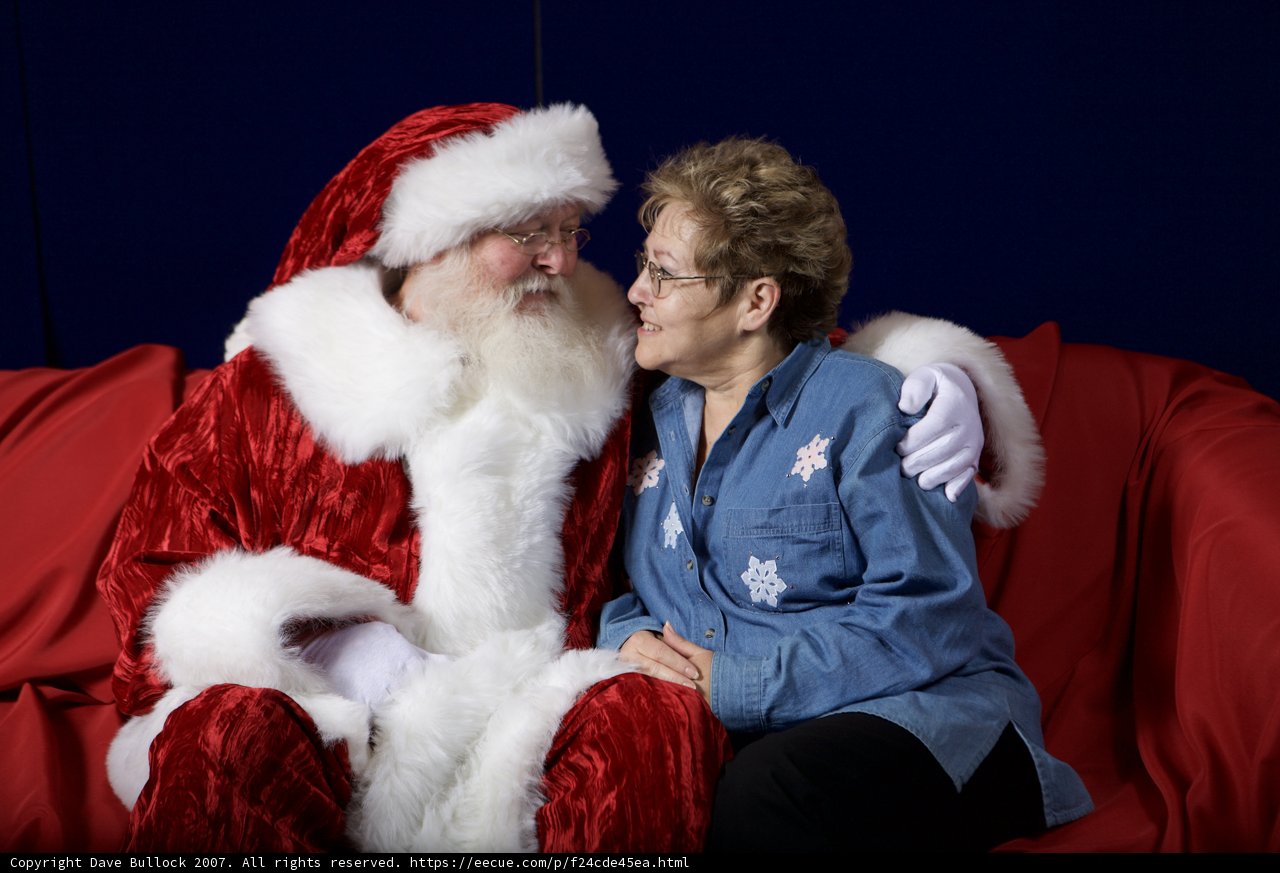 Christmas cheer with Santa Claus
