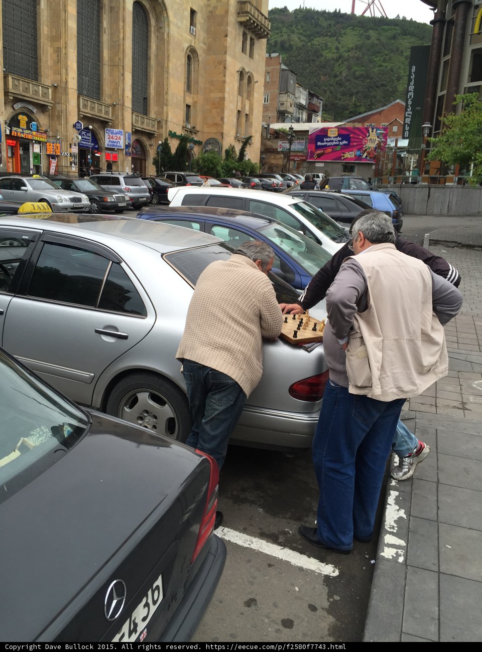 Tbilisi Parking Lot Chess Game