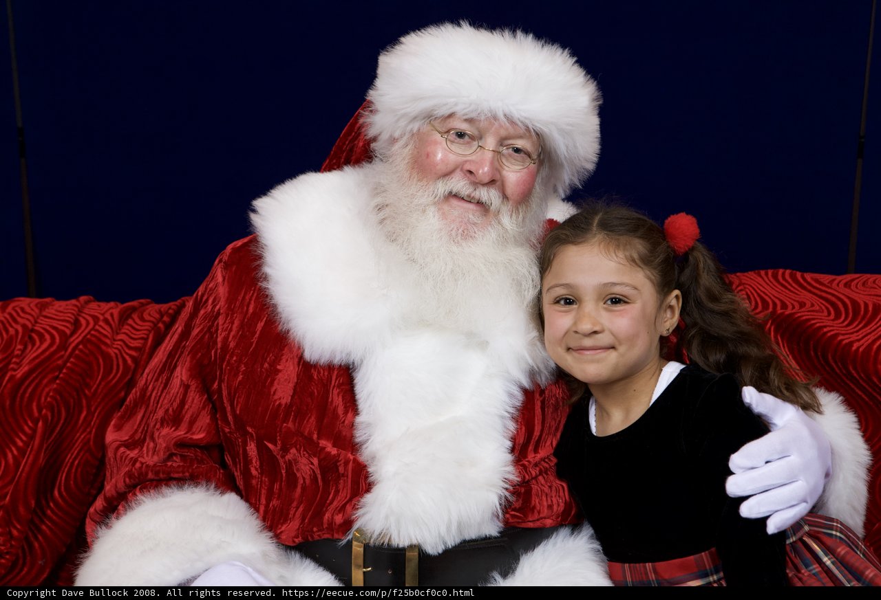 A Festive Moment with Santa Claus