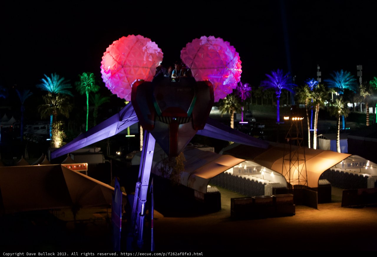 Colorful Airplane Lights up the Night Sky