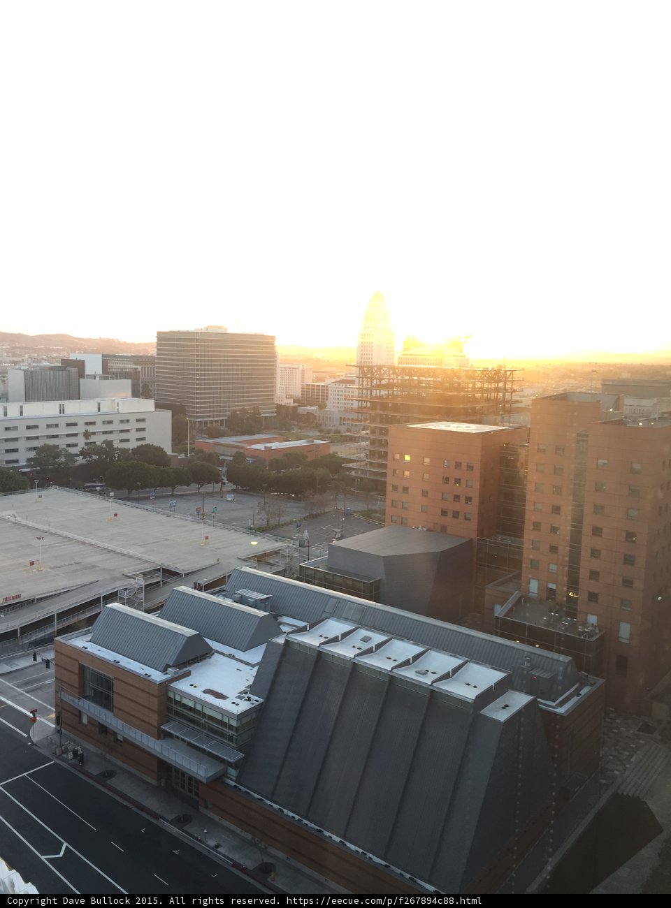Downtown LA Sunrise from Grand Avenue