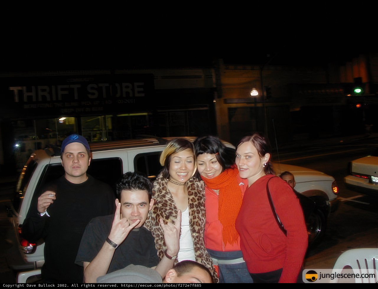 Group Portrait in Front of a Car