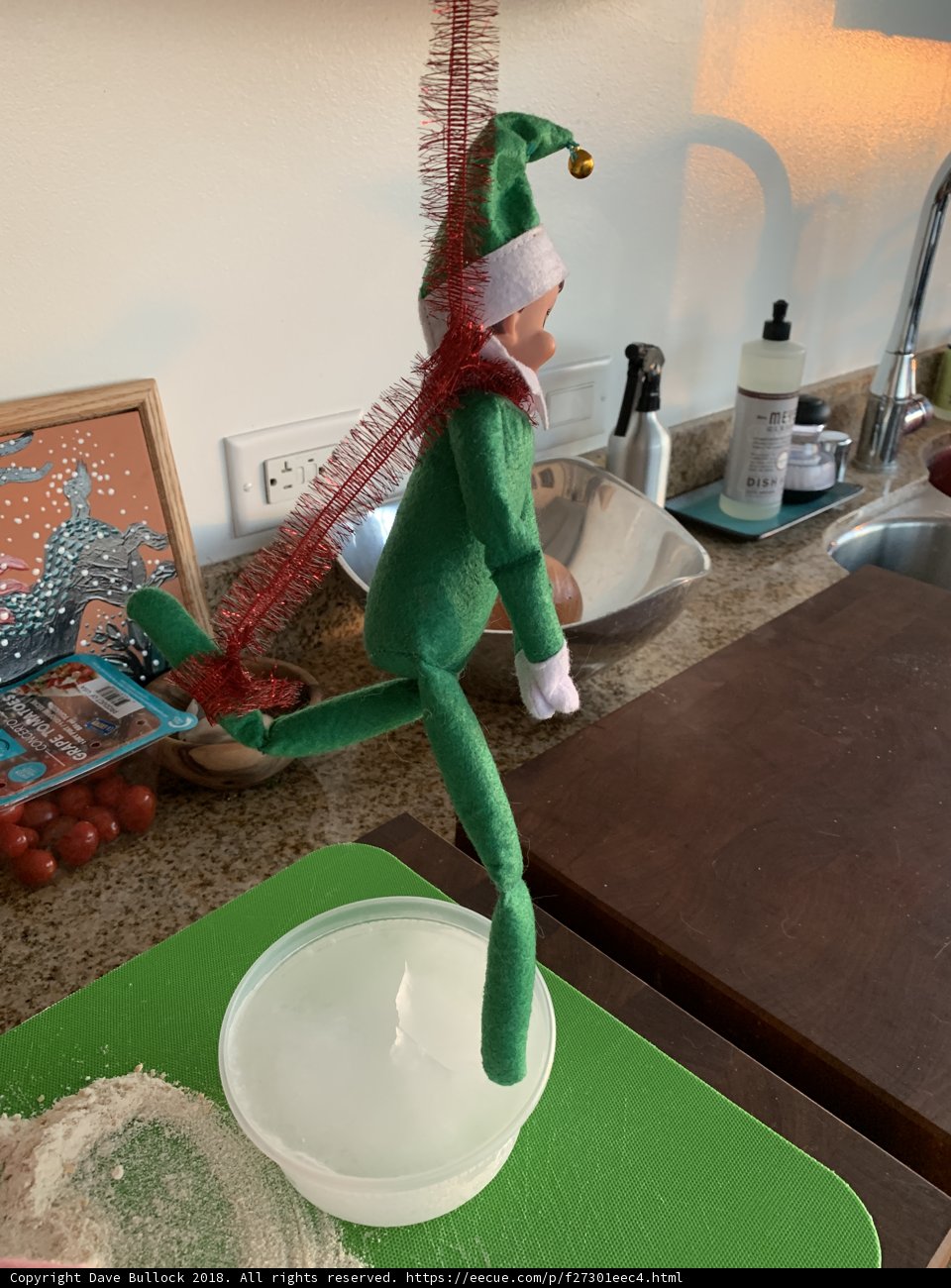 Elf on the Shelf Takes a Break