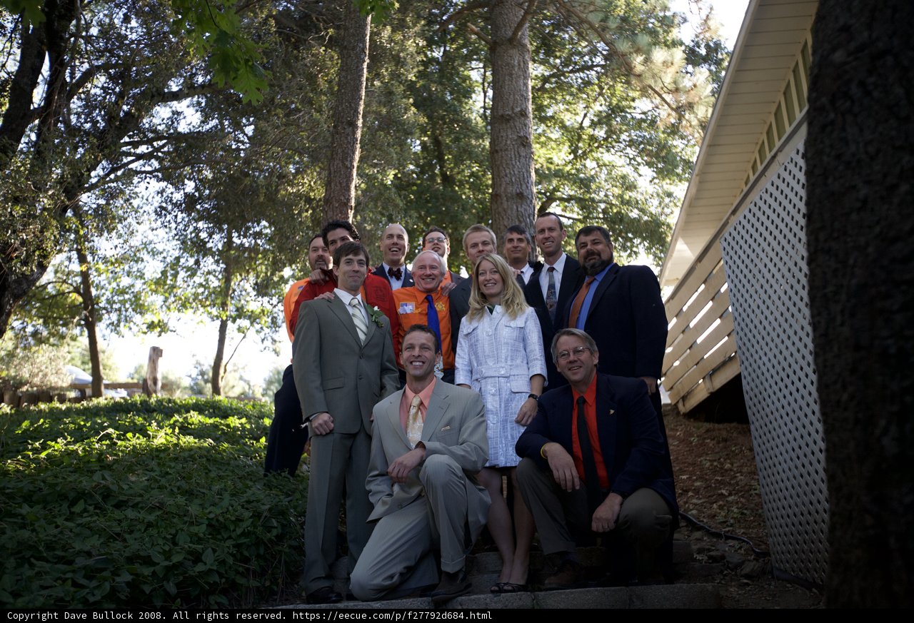 The Truitt Wedding Party Strikes a Pose
