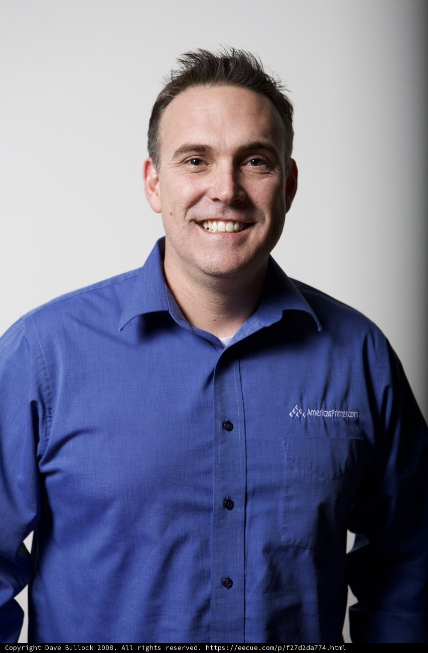 Blue Shirt, Bright Smile