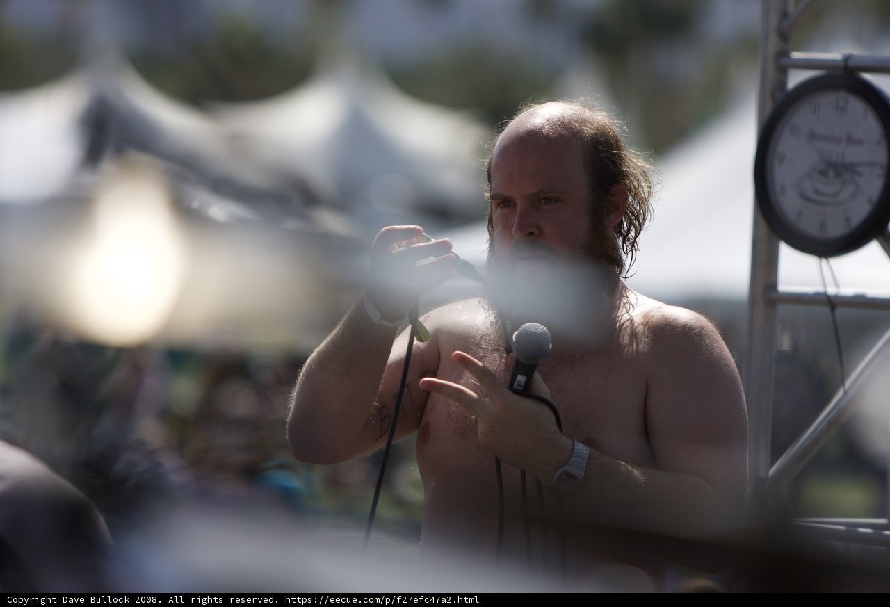 Rocking out with Tim Harrington