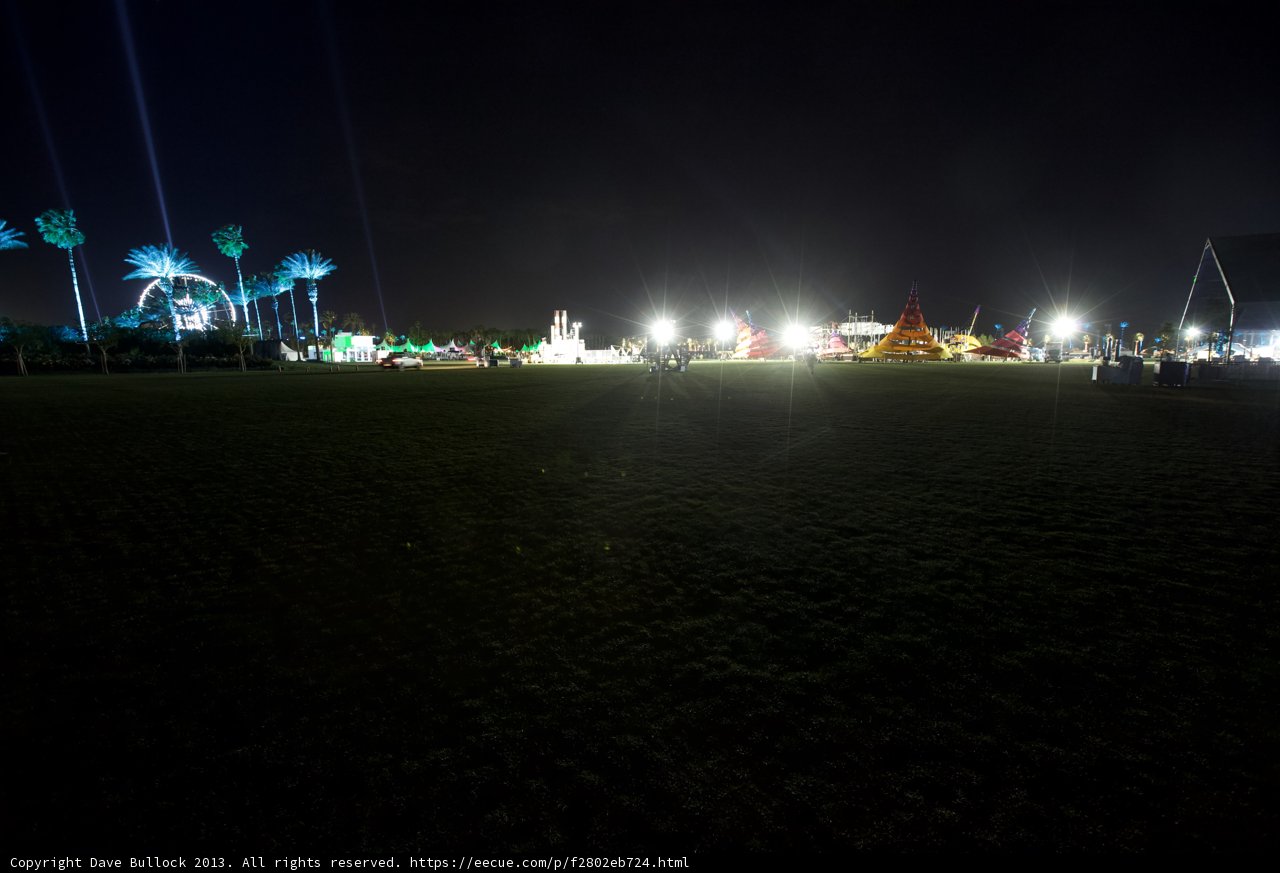Nighttime Festivities at Coachella