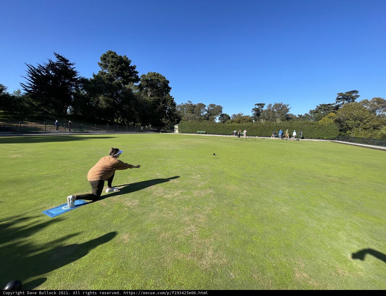 Playing Lawn Bowling under the Blue Sky