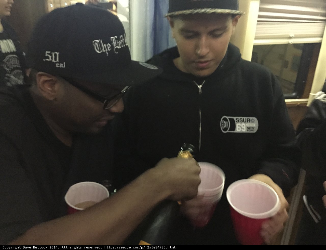 Sipping in Black Hats