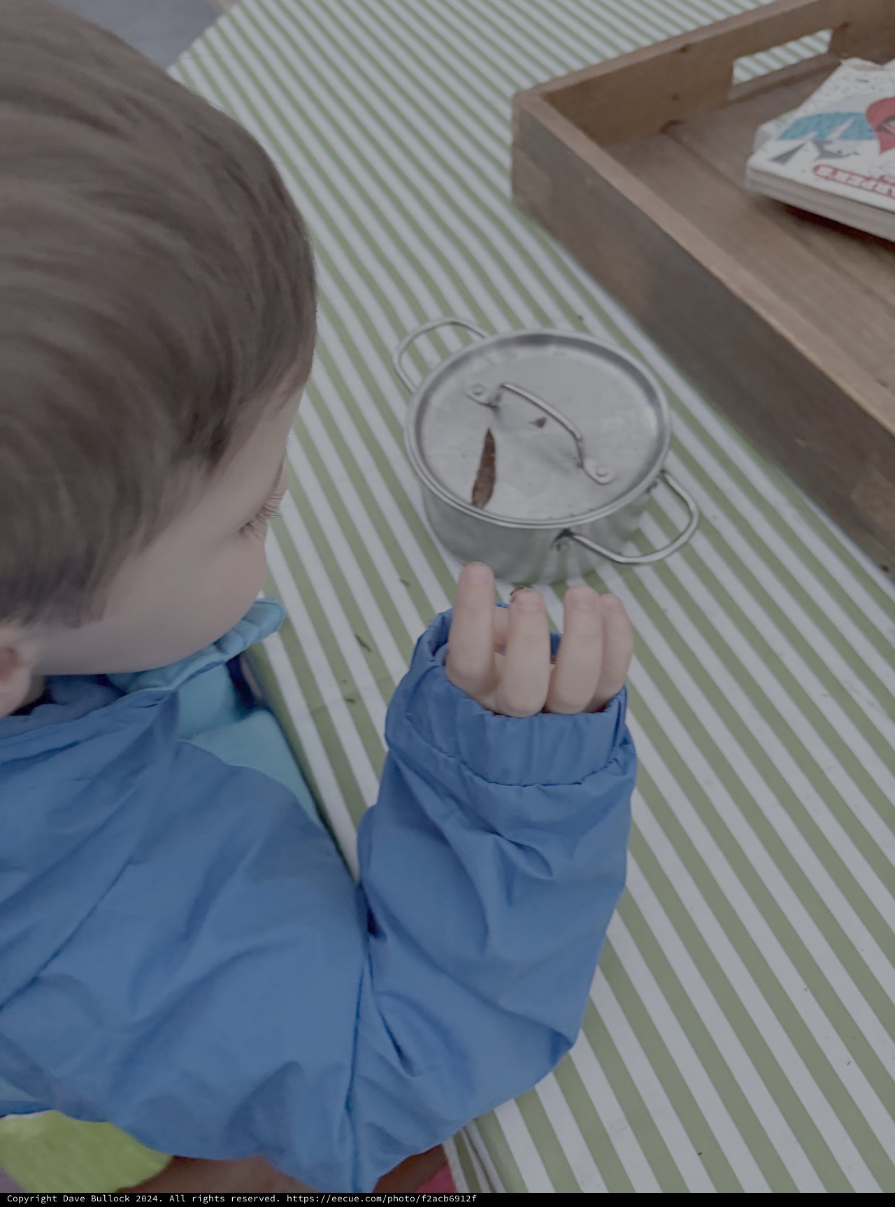 Child Learning to Use Kitchen Tools Safely