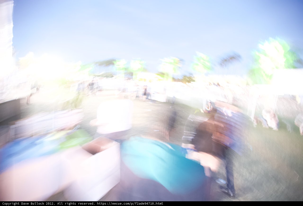 Blurred Crowd in the Park