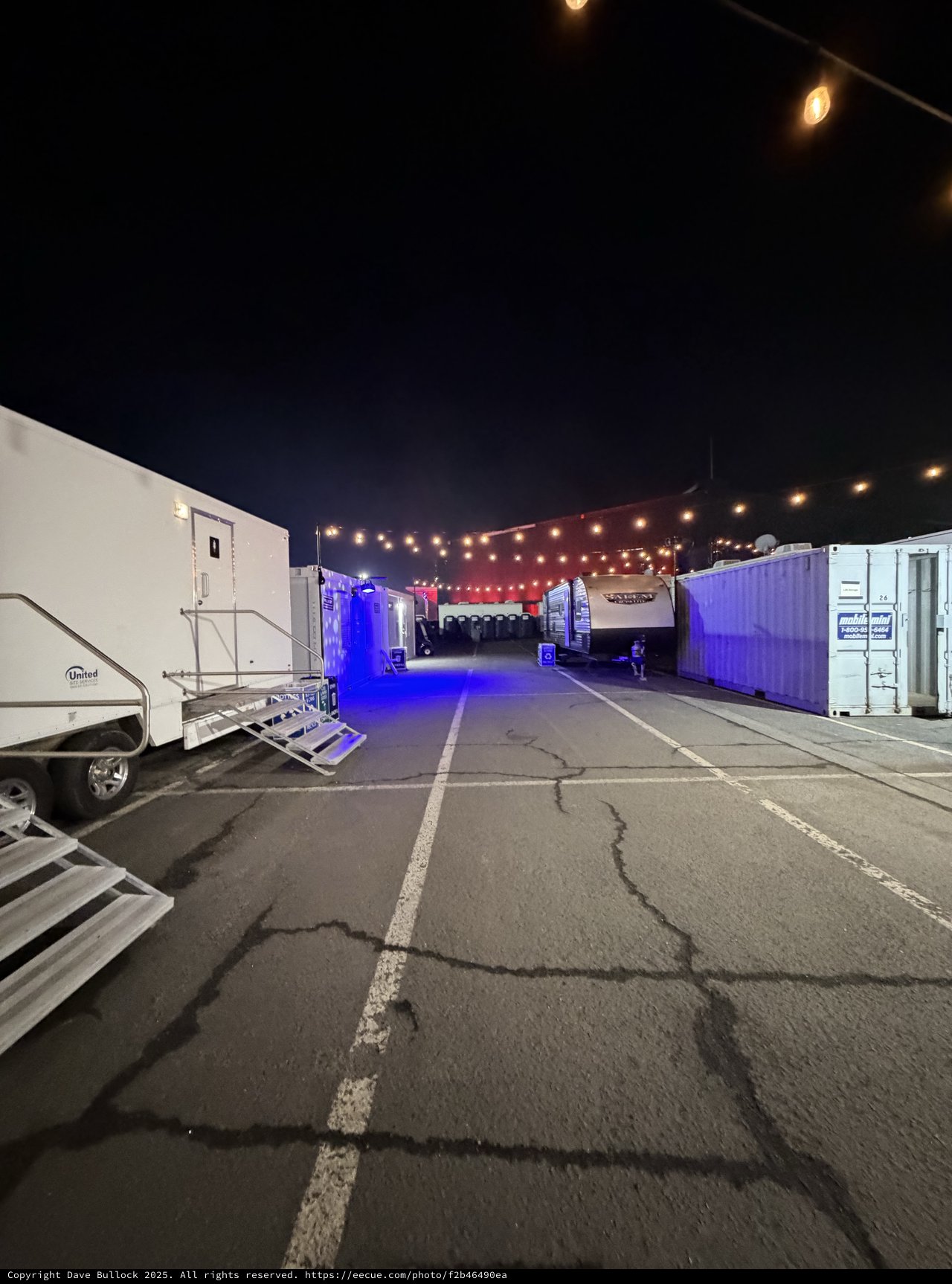 Behind the Scenes: Concert Venue Setup at Dawn