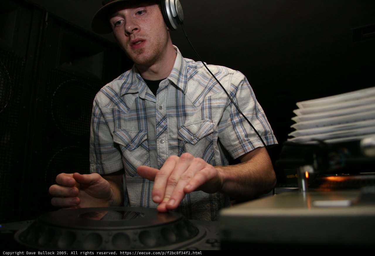 The Deejay in White