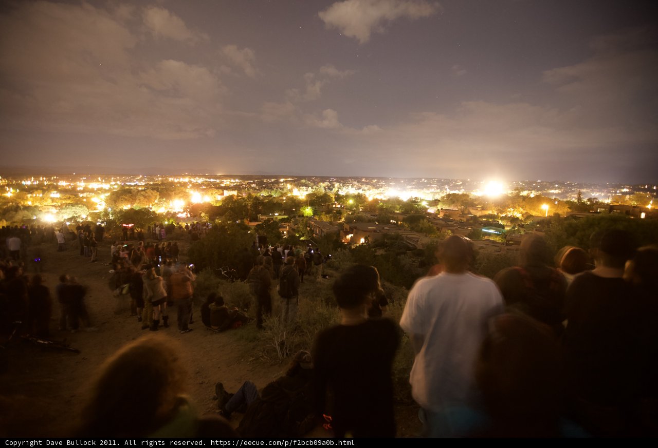 Night Sky Flare at Santa Fe Fiestas