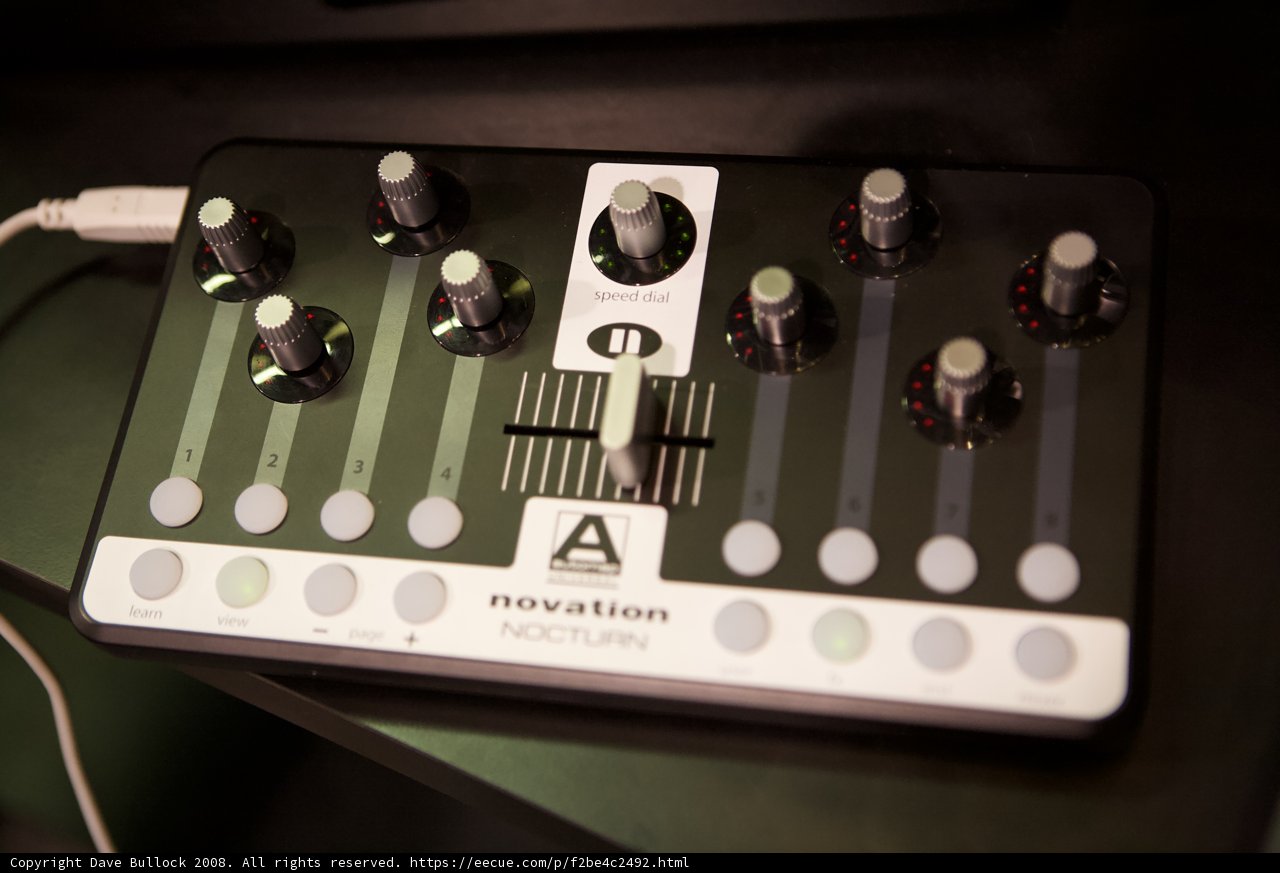 Vintage Analog Synth with Knobs and Buttons