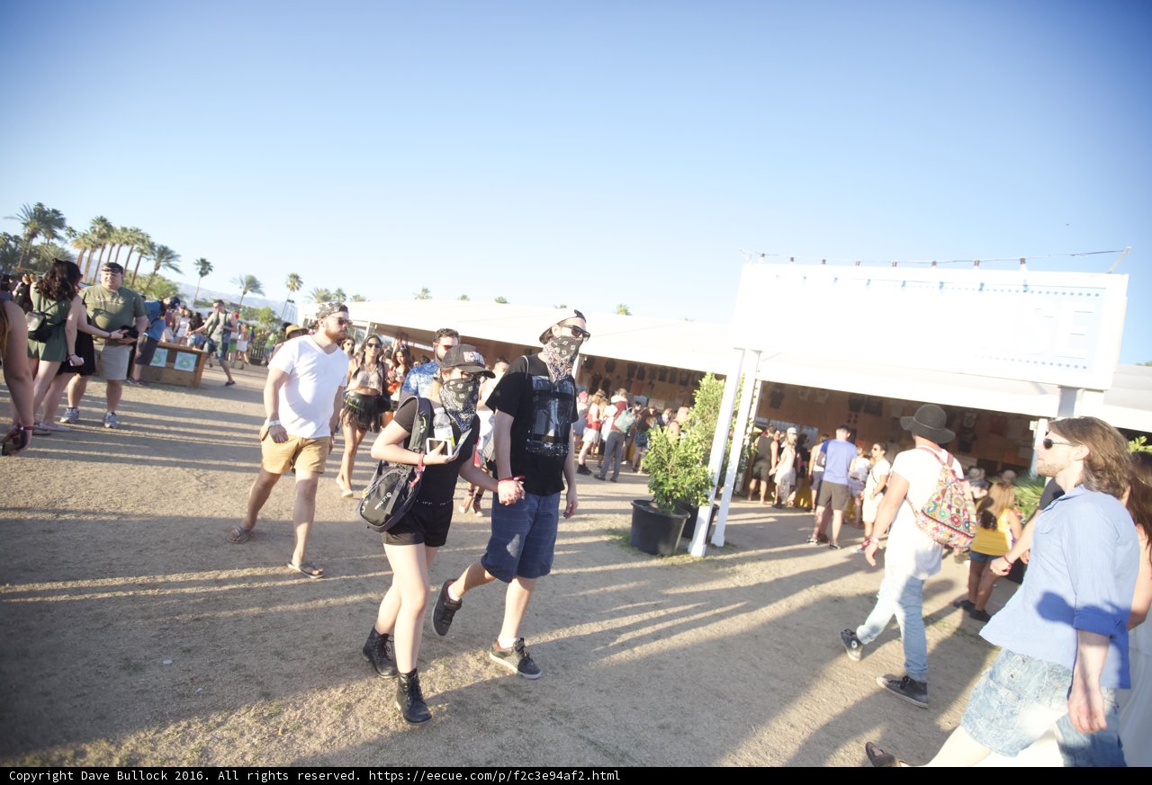 Walking Through the Crowd at Coachella