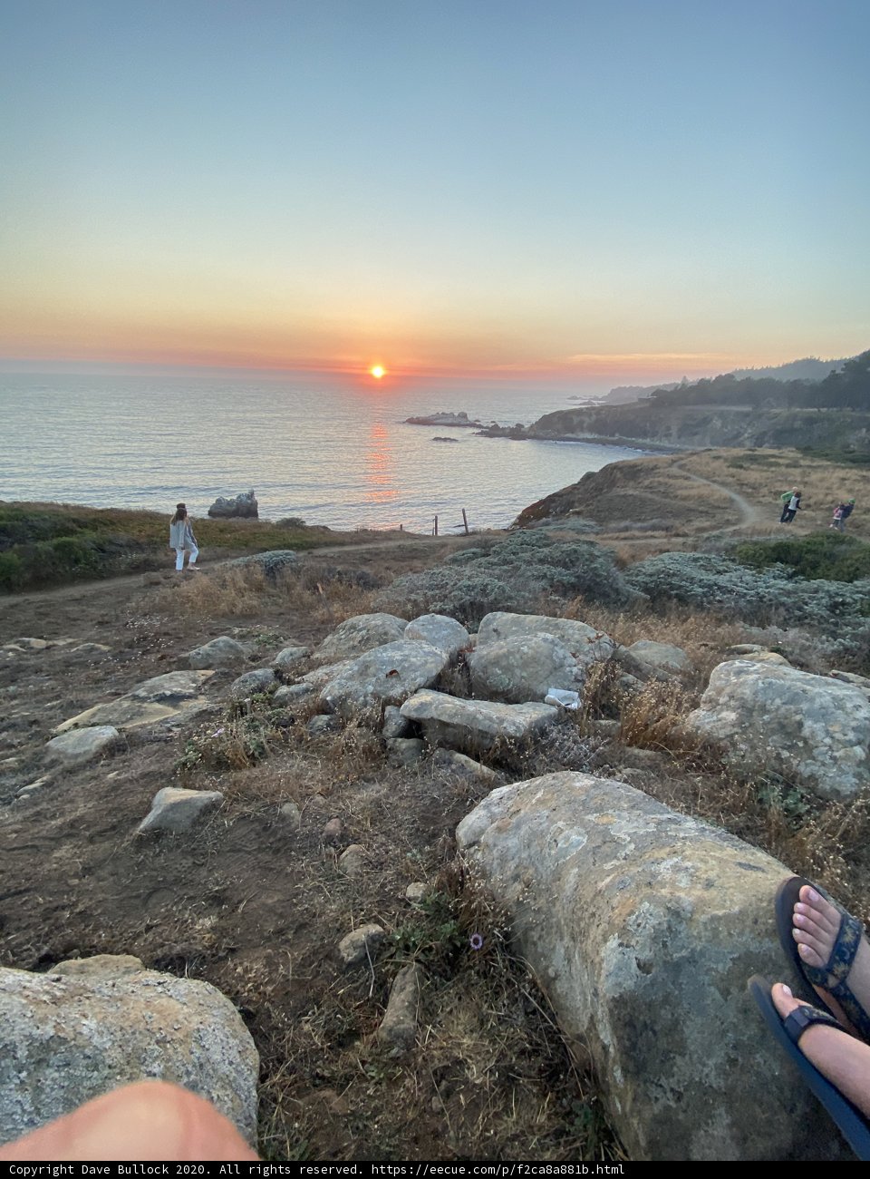 Sunset at Jenner Rocks