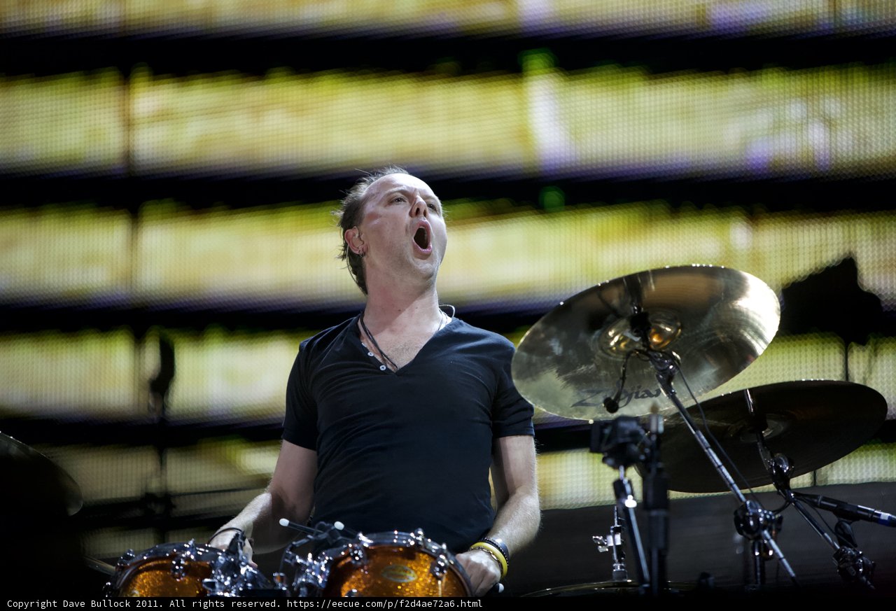 Lars Ulrich's Drumming Performance at Big Four Festival