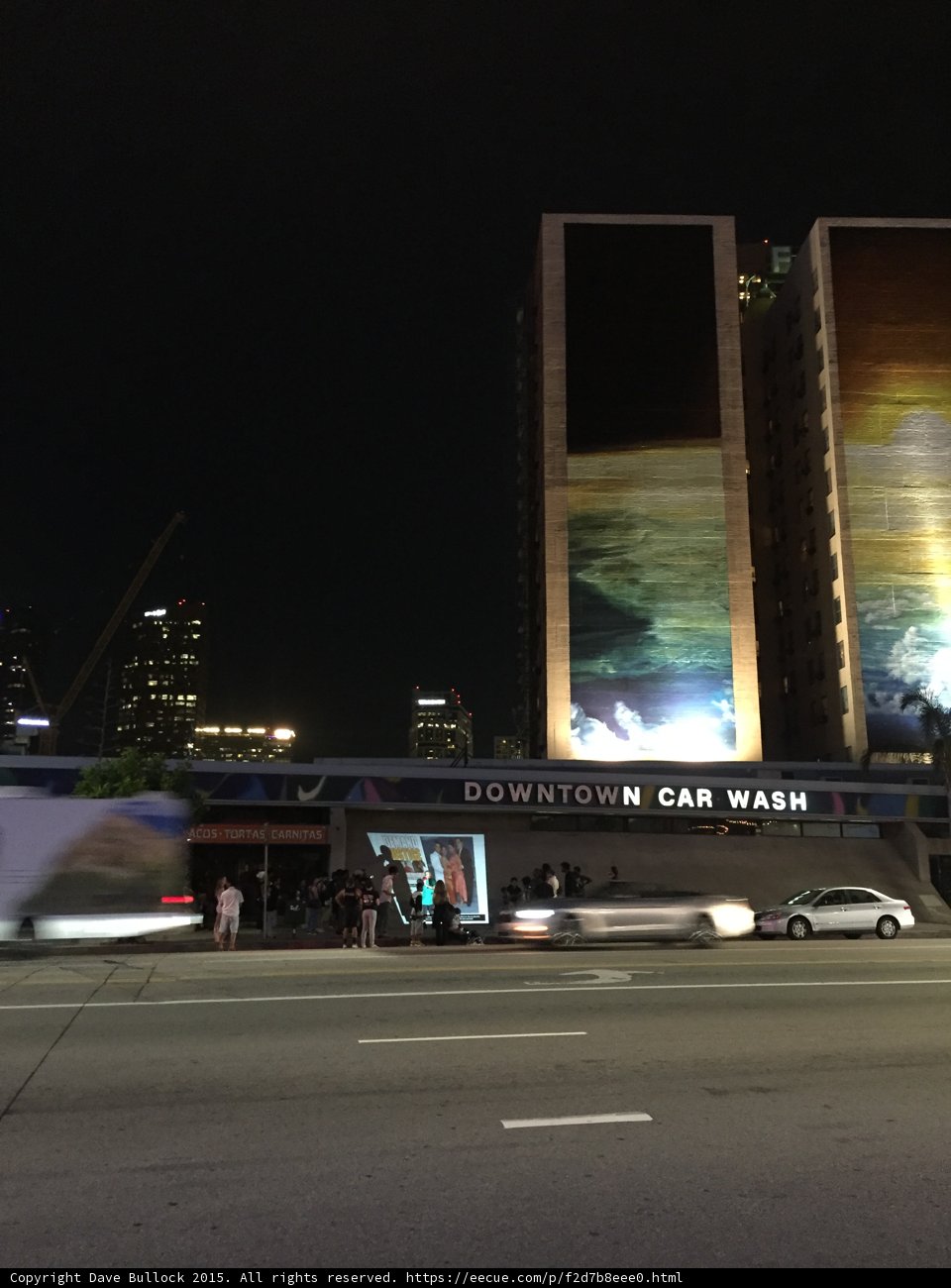 Car Wash Video Projection