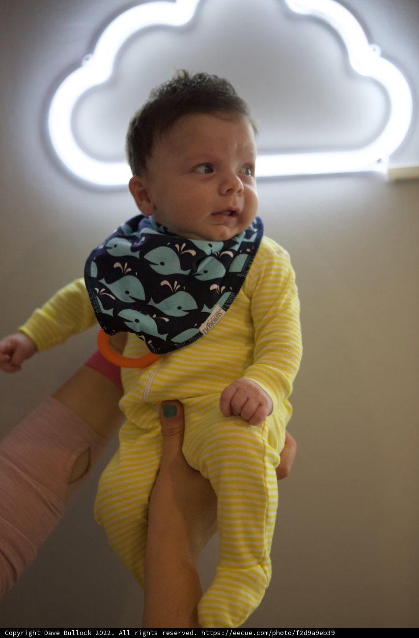 Neon Baby - Wesley at 2 Months