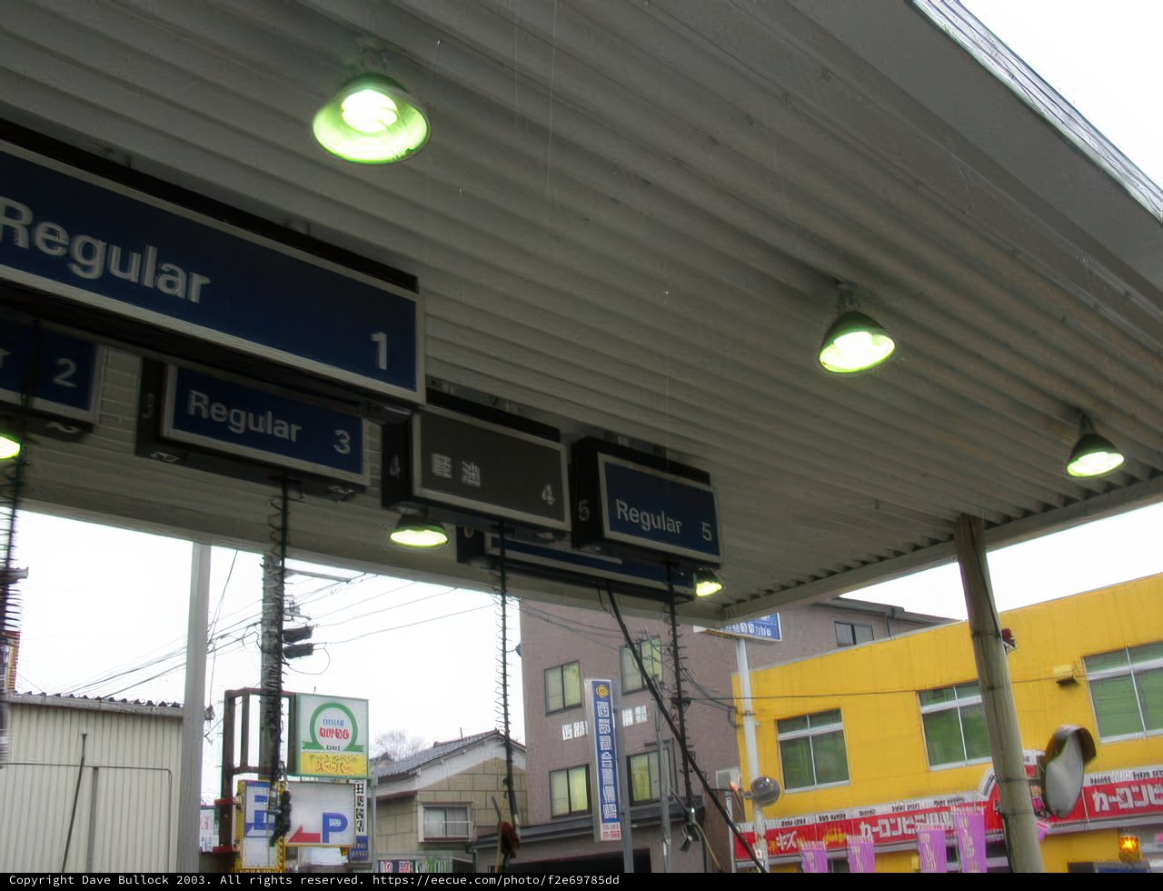 Night Illumination at the Coin Laundry Gas Station