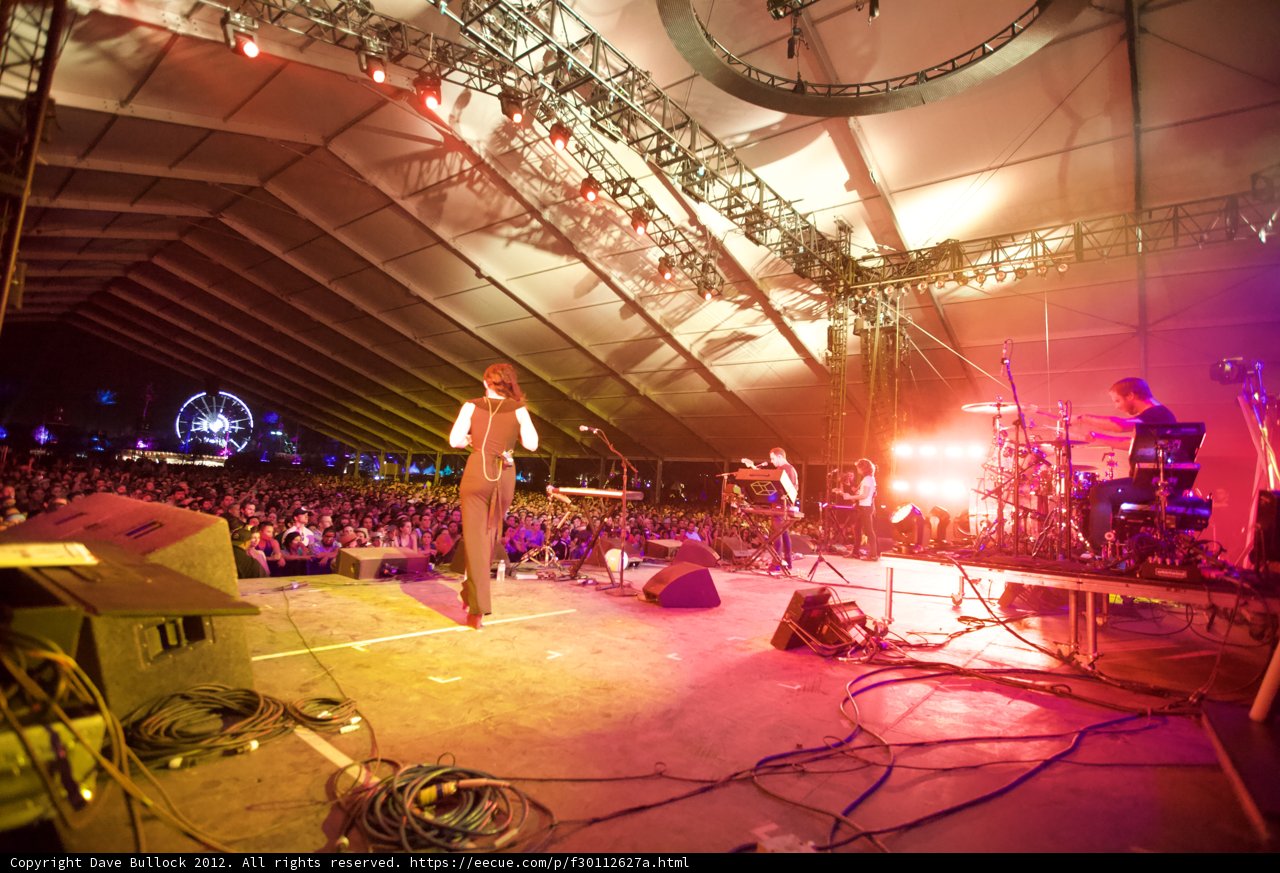 Rocking out under the Coachella tent