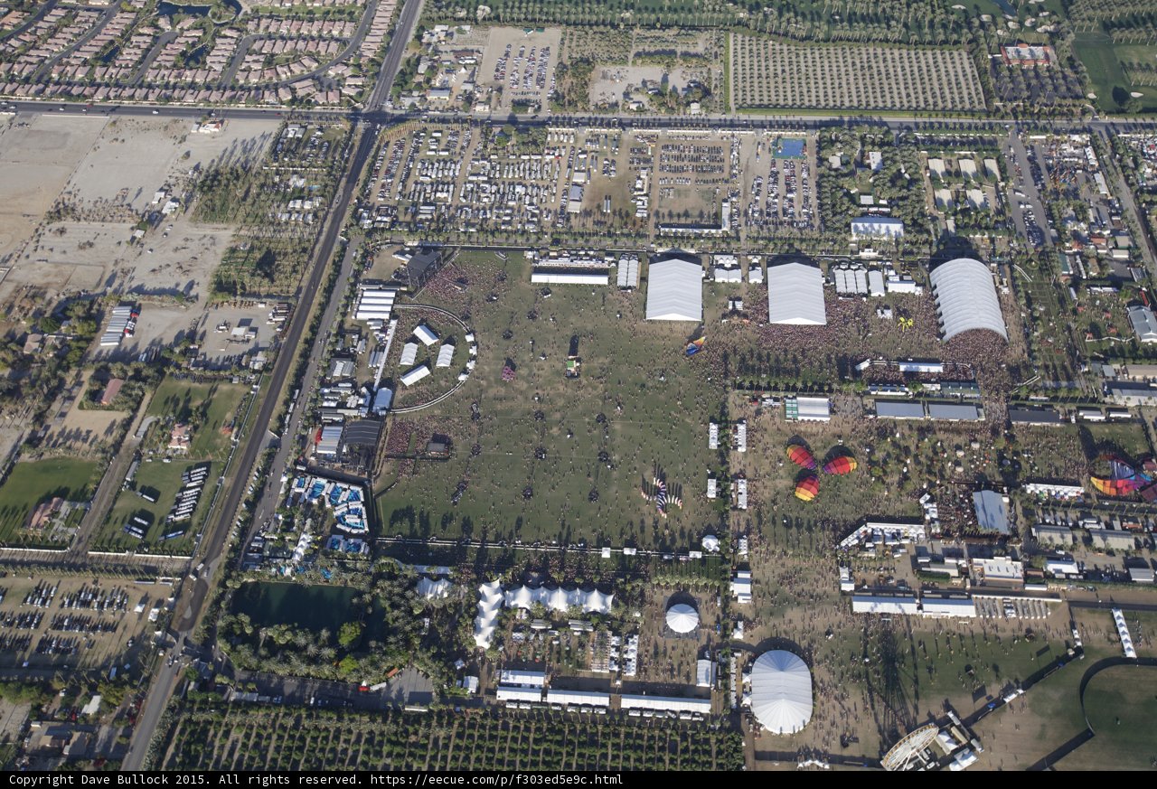 Coachella 2015: A Bird's Eye View of the Festival Grounds