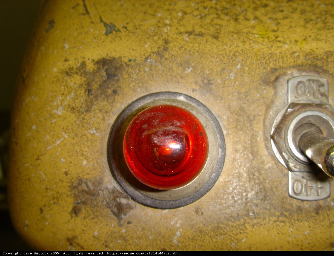 Red Light on Yellow Ketchup Bottle